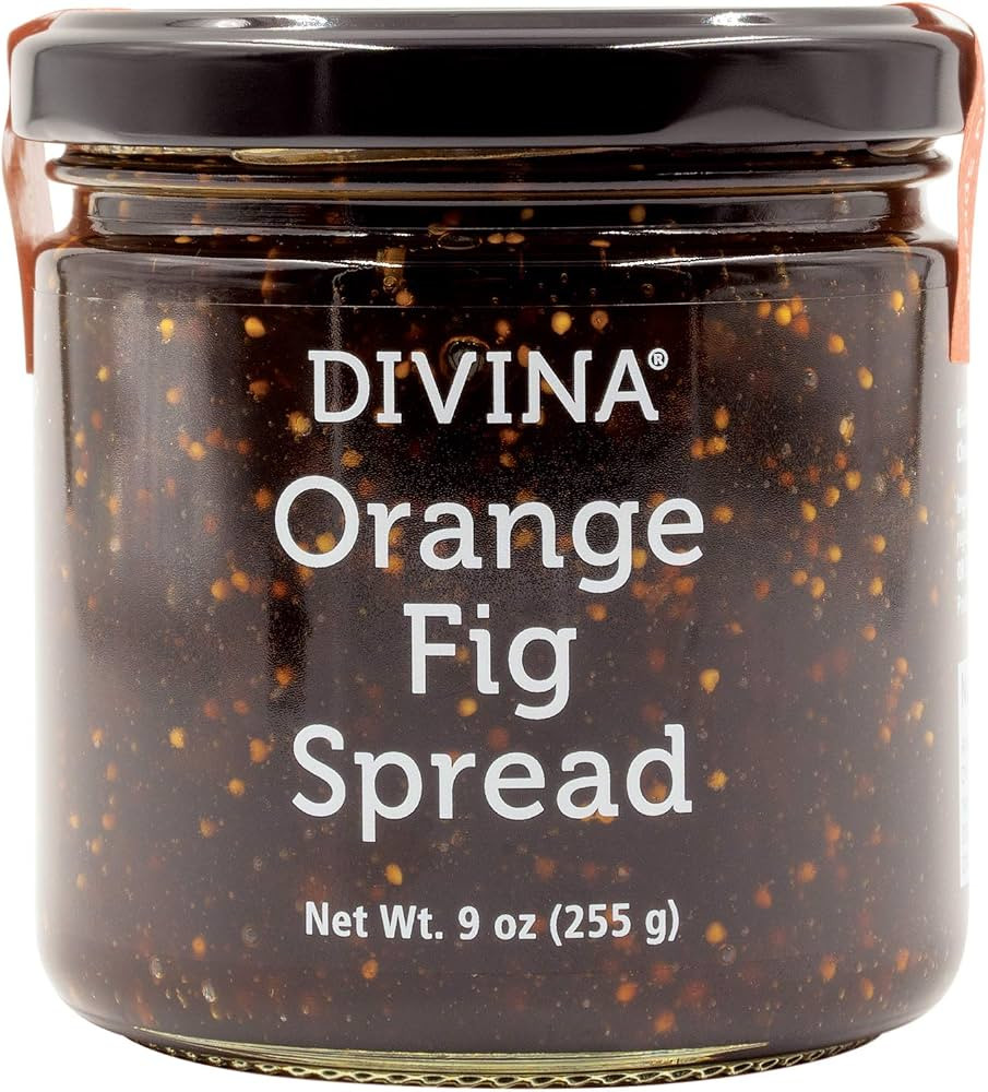 Divina Orange Fig Spread Jam, 9 Ounce | Amazon (US)