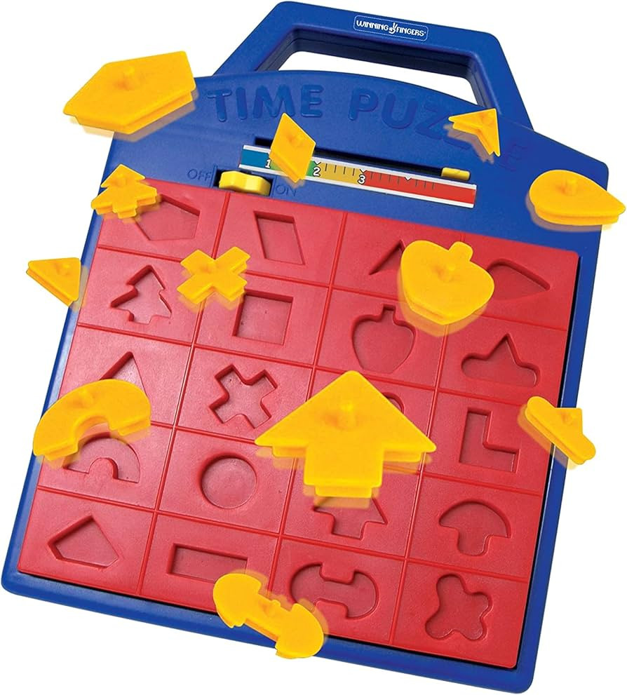Winning Fingers Shape Toy Puzzle Game – Pop Up Board Game with Shape Puzzles - Two Players Conc... | Amazon (US)