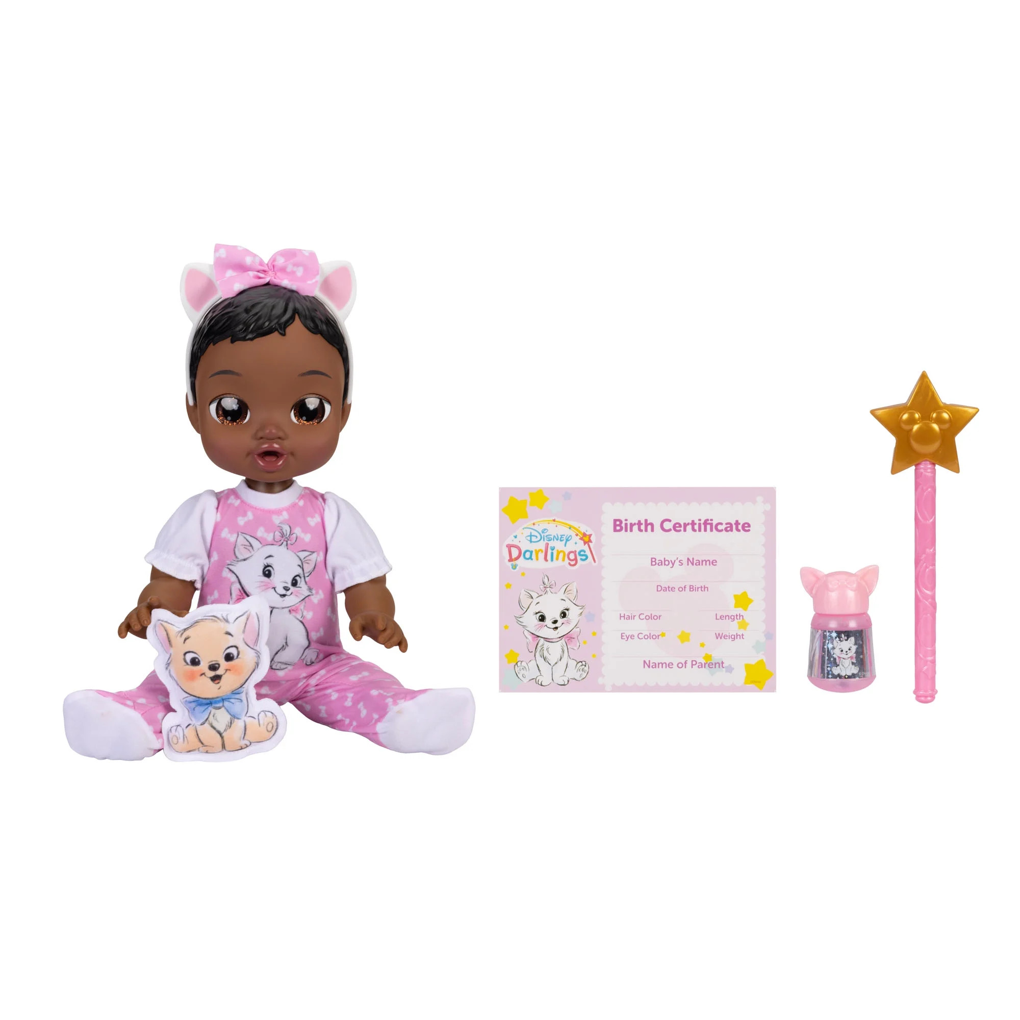 Disney Darlings Deluxe Marie Feature Baby Doll for Child Ages 2+ - Walmart.com | Walmart (US)