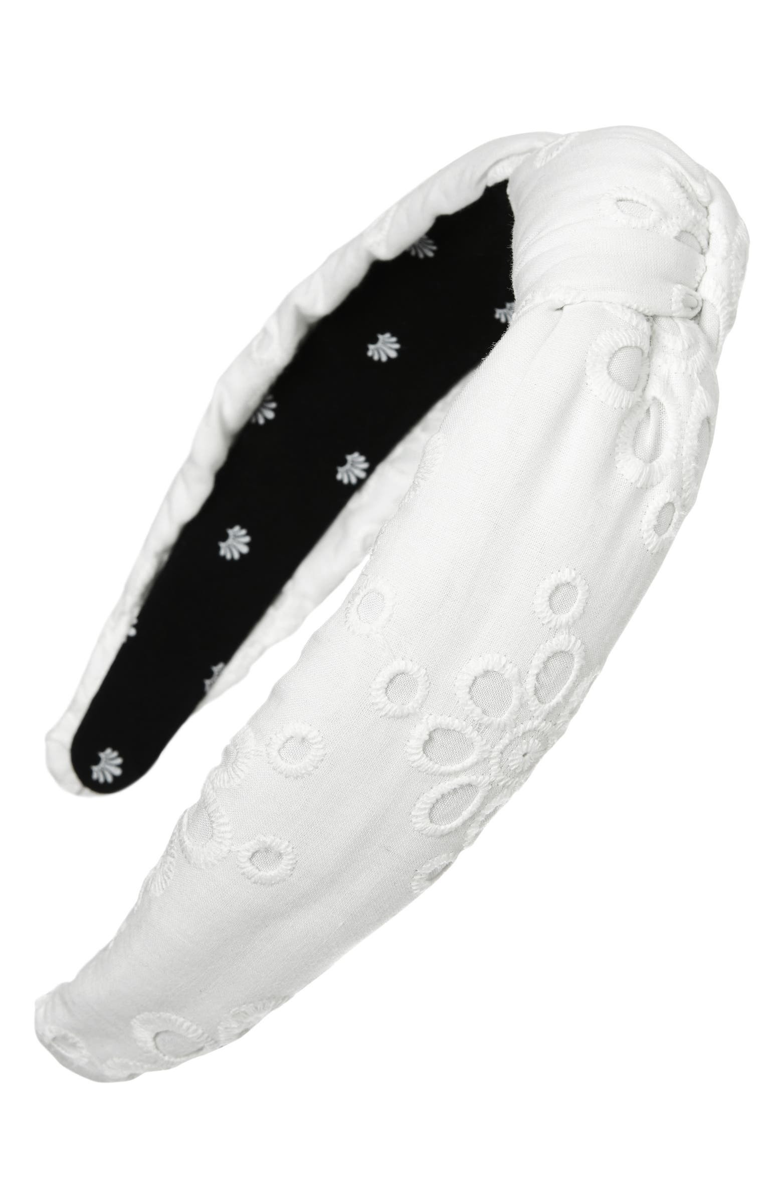 Lele Sadoughi Eyelet Knotted Headband | Nordstrom | Nordstrom
