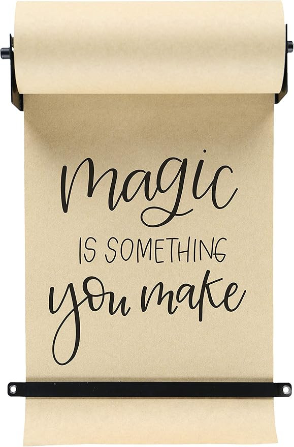 Rettel Roller Kraft Paper Roll Display, Wall Decor, Kitchen Decor, House Decor, Art Wall Mount - ... | Amazon (US)