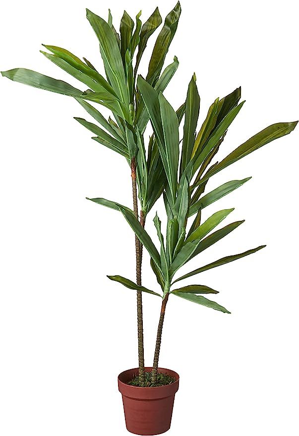 Nearly Natural 6585 Dracaena Decorative Silk Plant, 48-Inch, Green | Amazon (US)