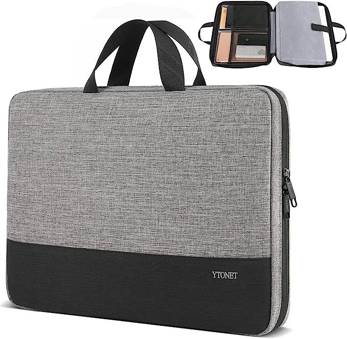 Ytonet Laptop Case, 15.6 inch TSA Laptop Sleeve Water Resistant Durable Computer Carrying Case fo... | Amazon (US)