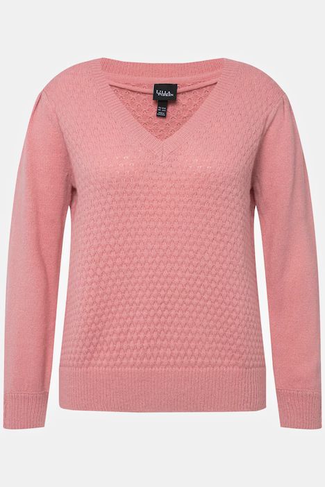 Textured Knit Sweater | Ulla Popken
