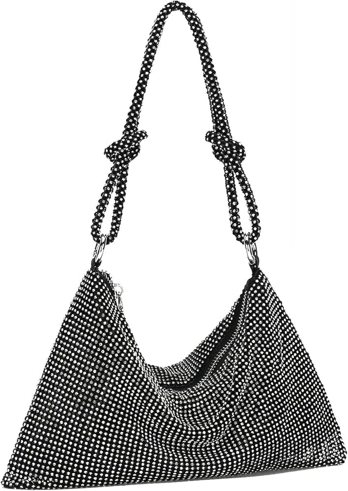 YIKOEE Glitter Rhinestone Purse Crystal Evening Clutch Bag | Amazon (US)