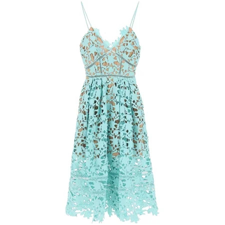 Self Portrait Azalea Floral Lace Midi Dress | Walmart (US)