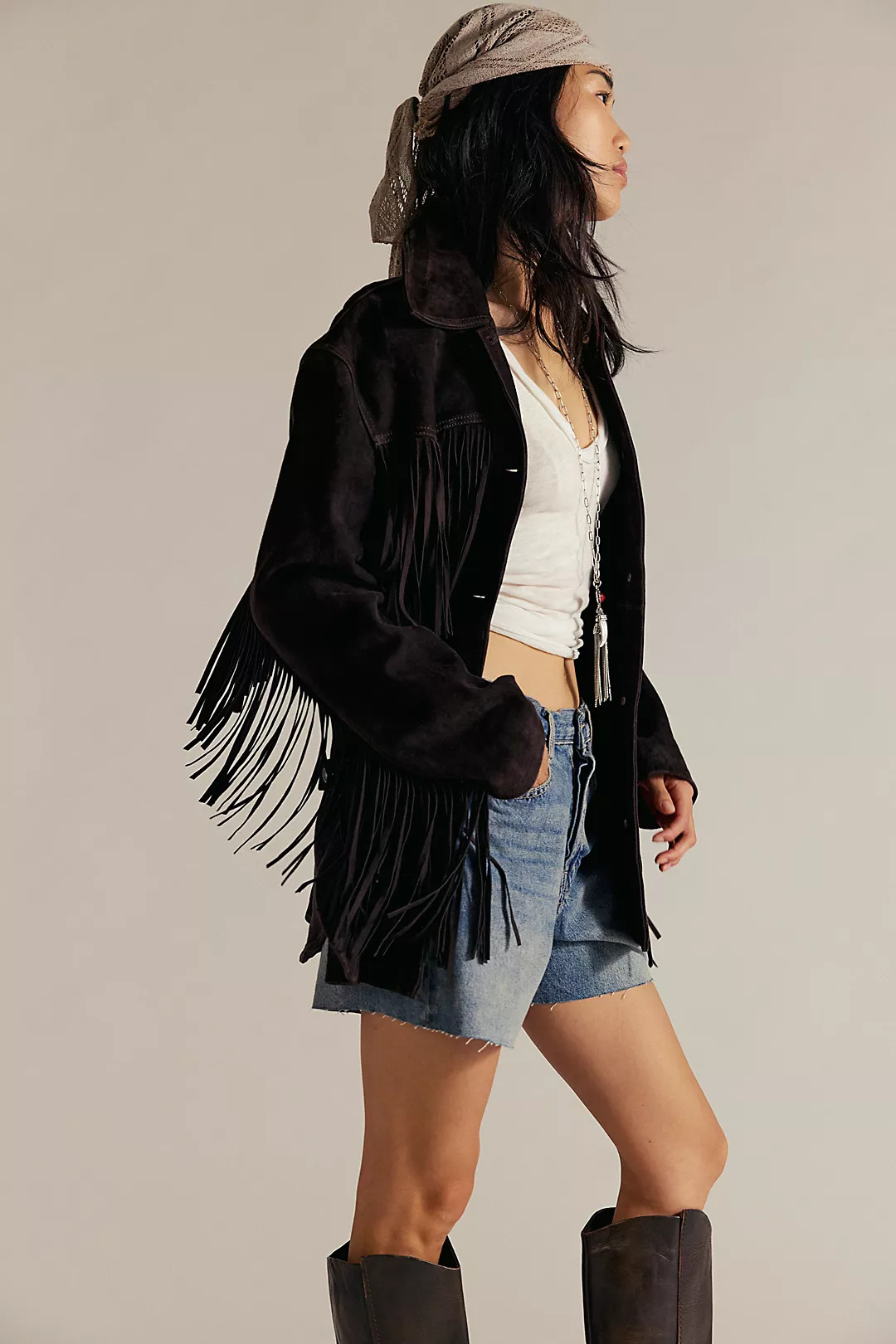 Fringe Out Vegan Suede Jacket | Free People (Global - UK&FR Excluded)