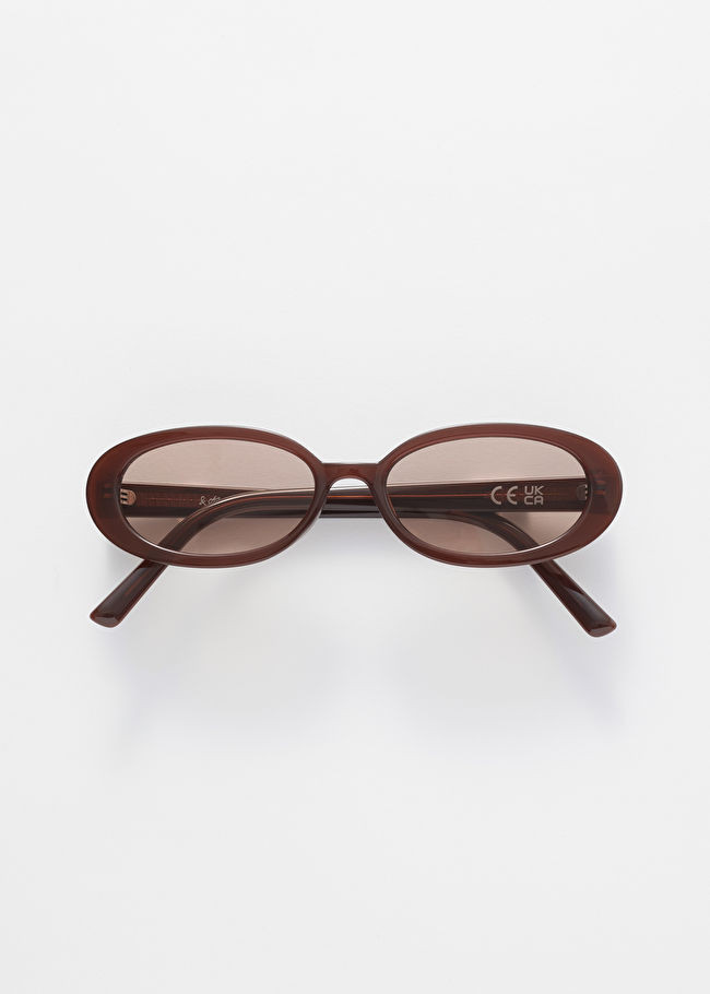 Slim Oval-Frame Sunglasses | & Other Stories UK