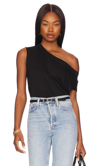 Conan Asymmetrical Tee in Black | Revolve Clothing (Global)