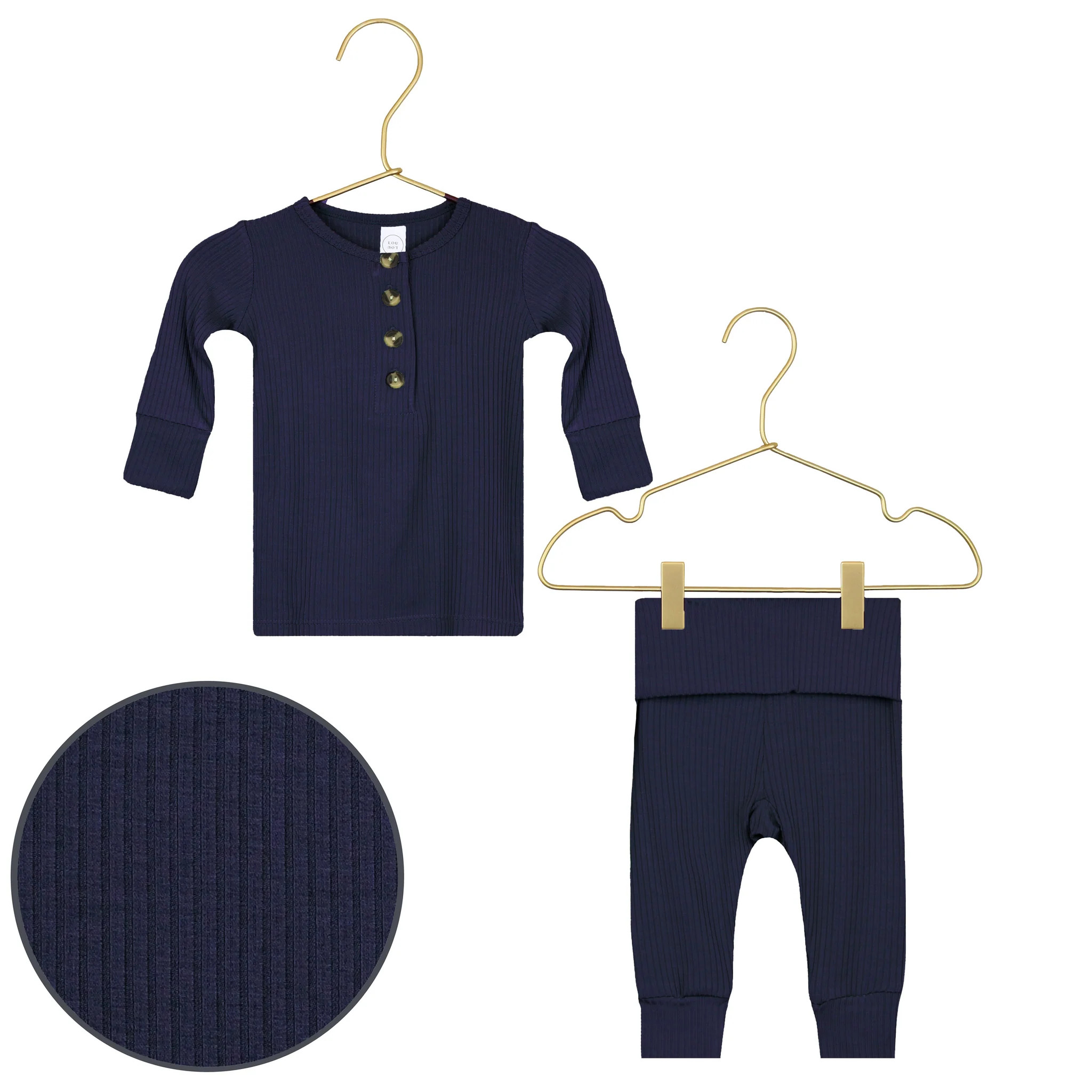 Hayden Ribbed Top + Bottoms | Lou Lou & Company