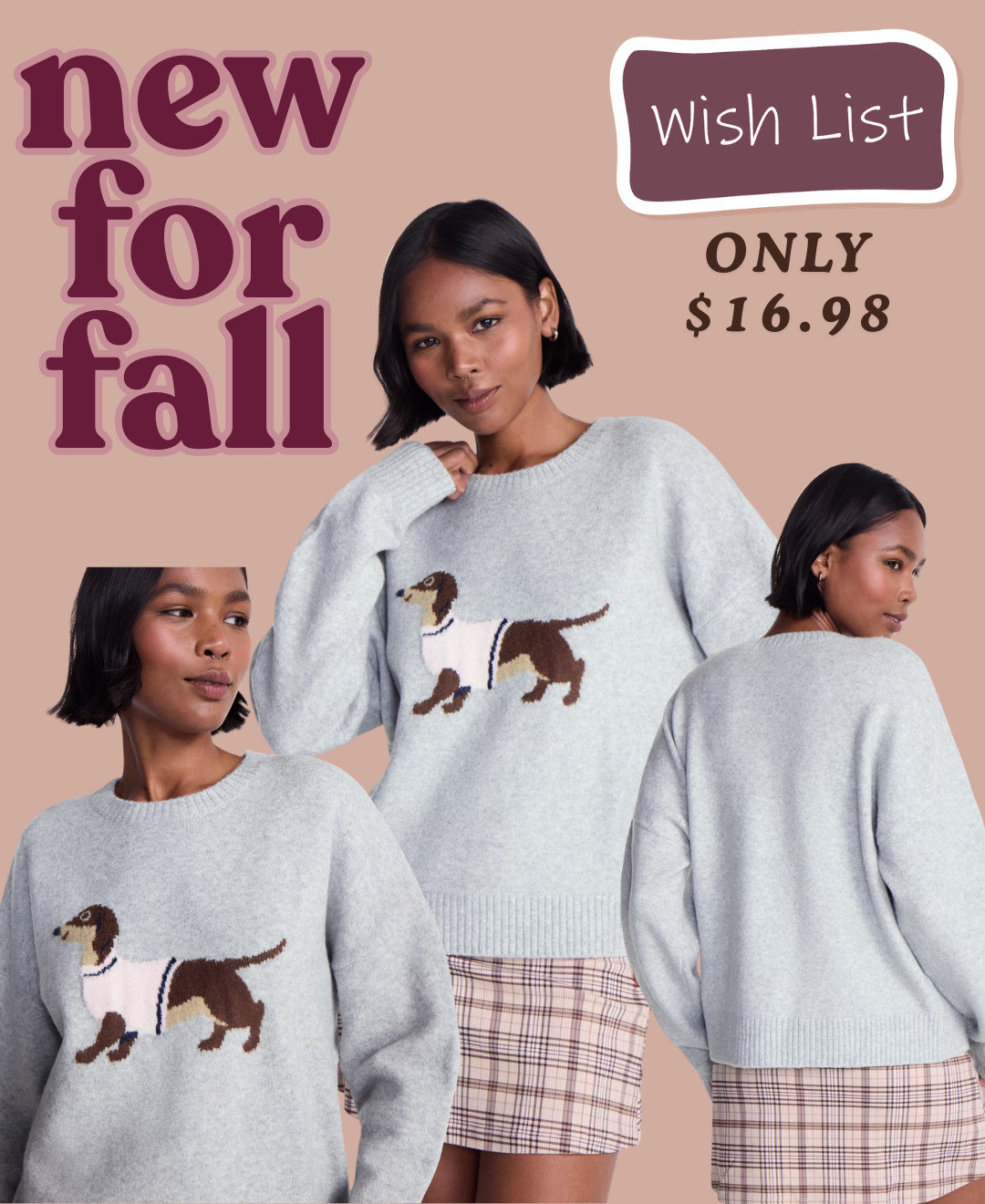 new sweater for fall from Walmart! #Walmart #Walmartfashion
Dachshund sweater, dachshund beaded shoulder bag
 

 #LTKMidsize #LTKPetite #LTKPlusSize
