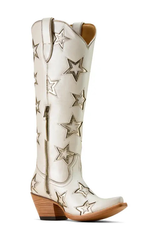 Ariat Casanova Star X Toe Western Boot in Ivory Pearl at Nordstrom, Size 11 | Nordstrom