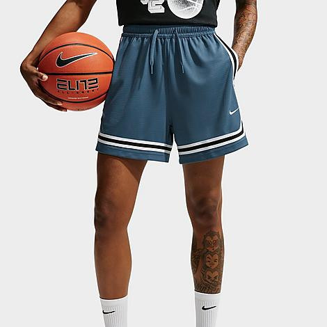 Nike Women's Crossover Dri-FIT 5" Basketball Shorts in New Slate/Black/White Size: 2XL | Finish Line (US)