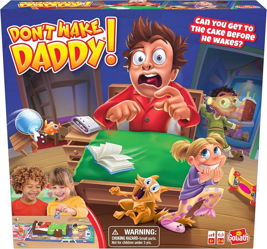Goliath Don't Wake Daddy Board Game | Surprise Action Game for Kids | 2-6 Players, Ages 4+ | Amazon (US)