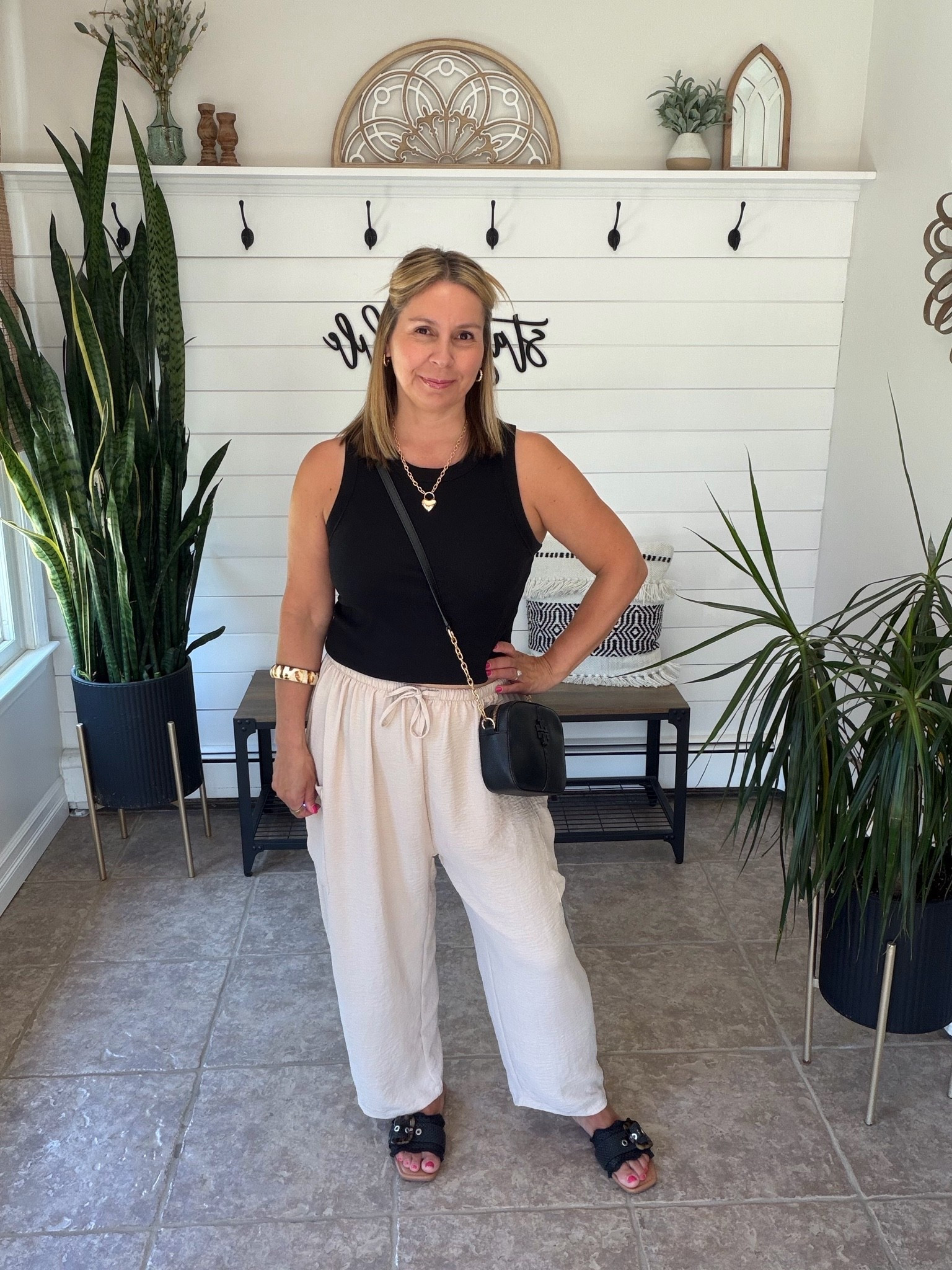 These pants are so comfortable but run big. I’m wearing a medium but would size down to a small. Tank I’m wearing a large. Summer outfits, travel outfit, vacation outfits beach

#LTKOver40 #LTKSaleAlert #LTKPetite
