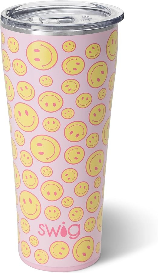 Swig Life XL 32oz Tumbler, Insulated Coffee Tumbler with Lid, Cup Holder Friendly, Dishwasher Saf... | Amazon (US)