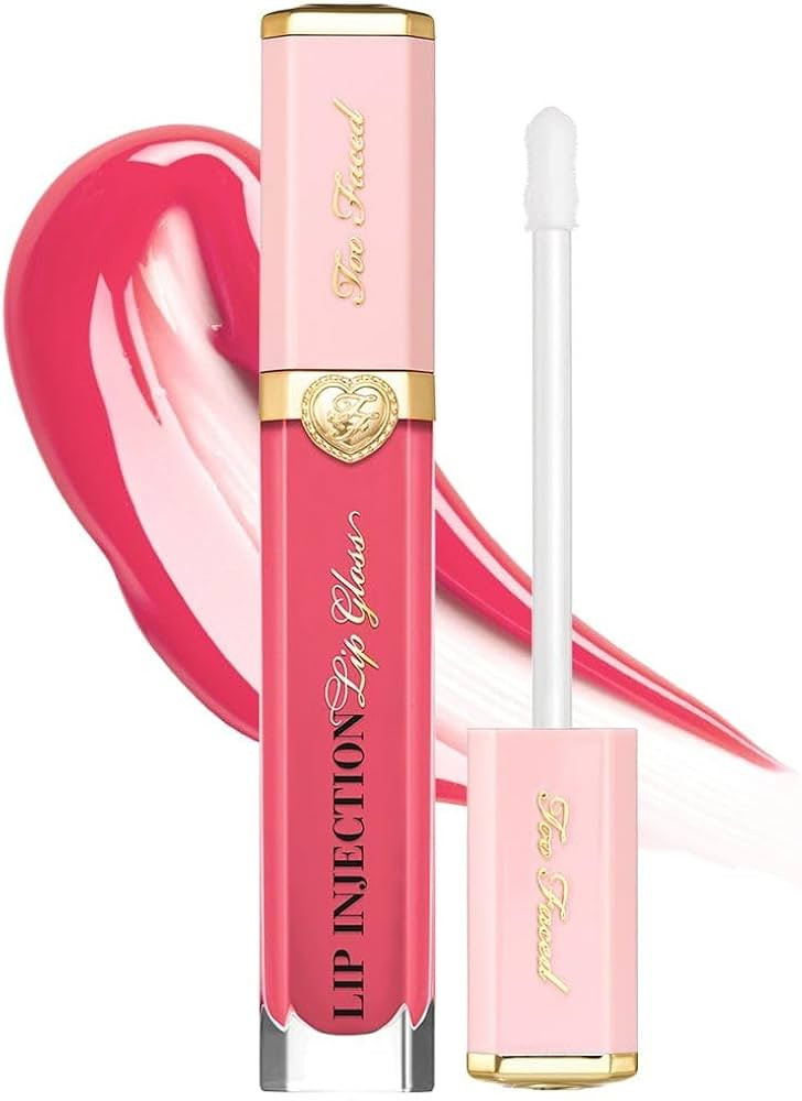 Too Faced Lip Injection Power Plumping Lip Gloss | Vitamin A + E, Vegan + Cruelty Free, 0.22 fl. ... | Amazon (US)