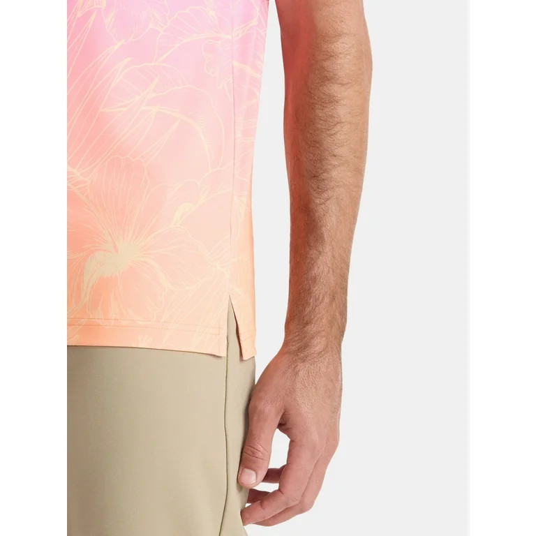 Birdie Bound Men's and Big Men's Print Polo Golf Shirt, Sizes S-3XL | Walmart (US)