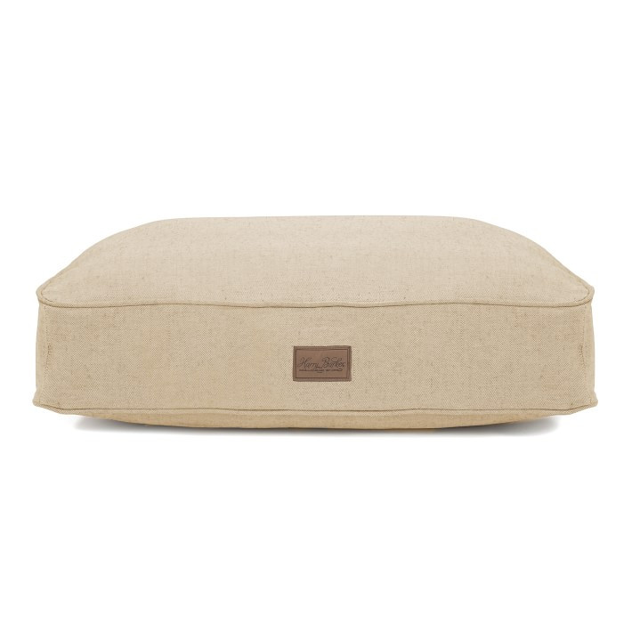 Harry Barker Tweed Rectangle Dog Bed, Small, Grey | Williams-Sonoma