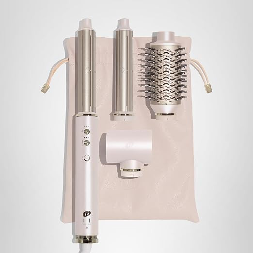 Aire 360 Ceramic Dual Voltage Air Styler Blowout Kit with Curling Attachments, Oval Brush & Dryin... | Amazon (US)