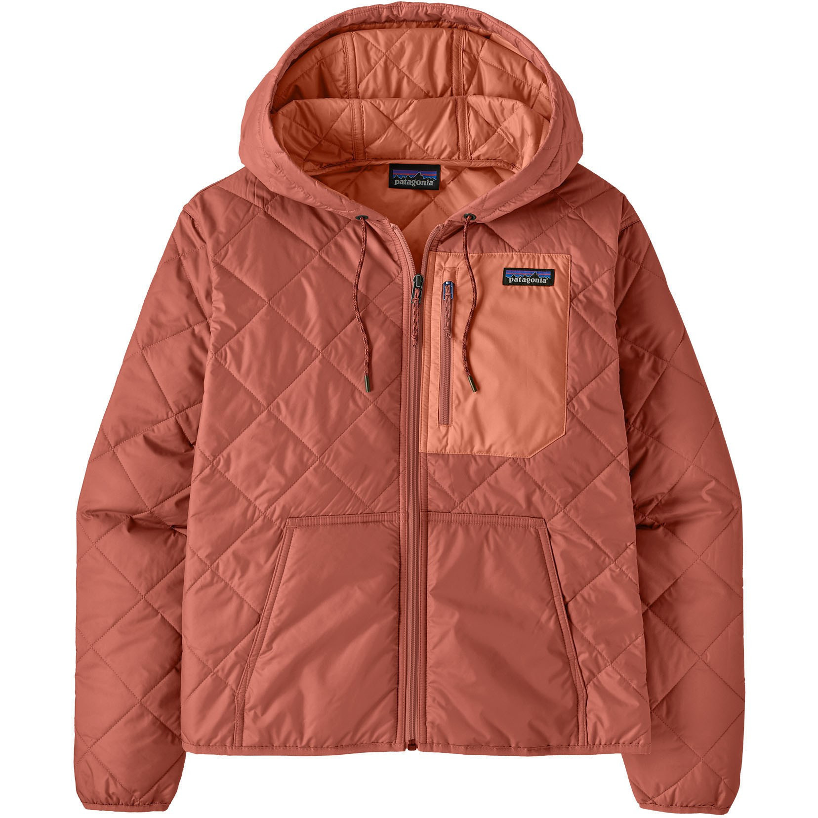 Patagonia Women's Diamond Quilted Insulated Bomber Hoody  Red XXS | REI