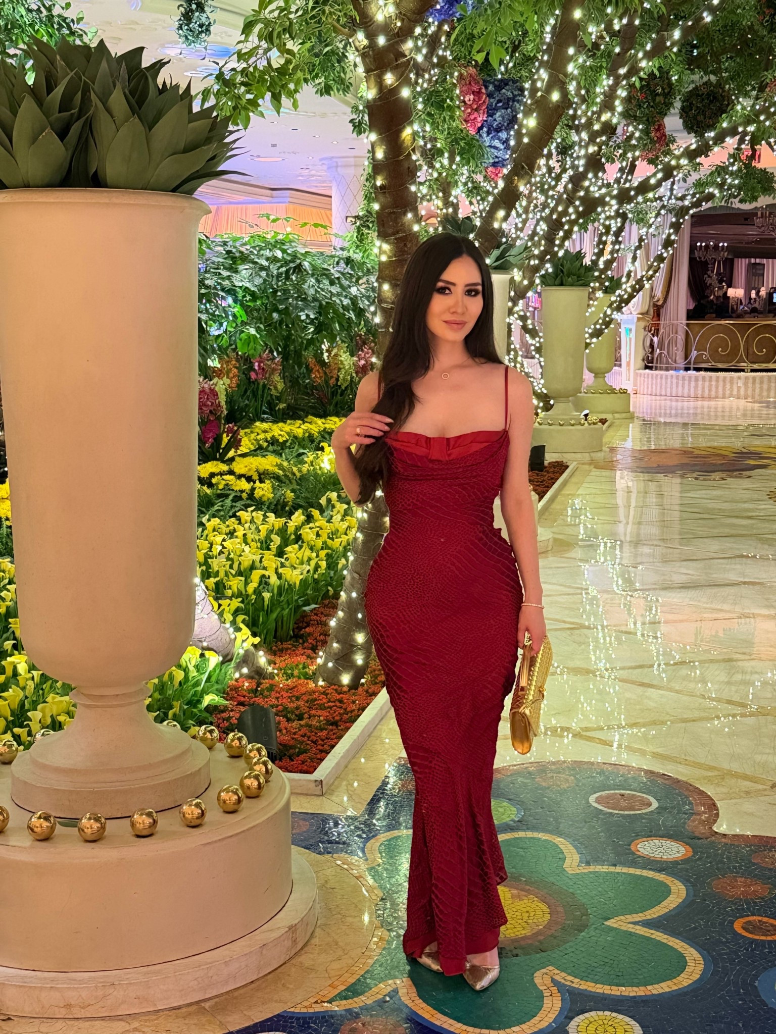 Nalani Satin deep red maxi dress by house of CB 

#LTKgrwm #LTKTall #LTKU