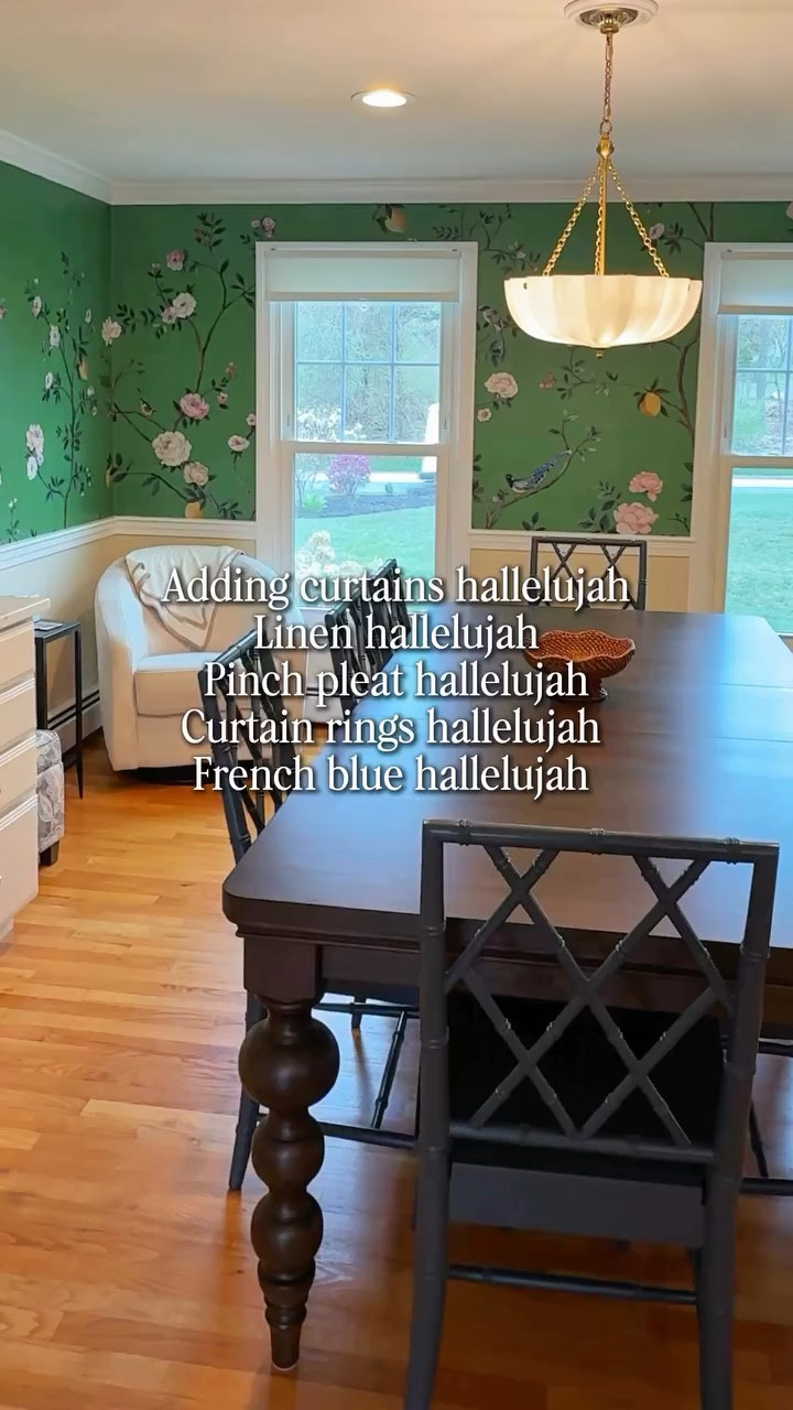Comment “CURTAINS” and I’ll send you the link to these exact ones! 🩵

curtains took this dining room to a whole other level and i have the before and after to prove it 😭

linen. pinch pleat. french blue. the details make all the difference.

#amazonfinds #homedecor #curtains #interiordesign #pinchpleatcurtains