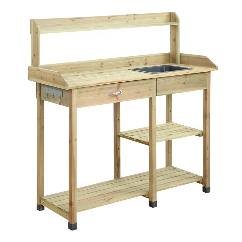 Jackson Fir Potting Bench | Wayfair North America