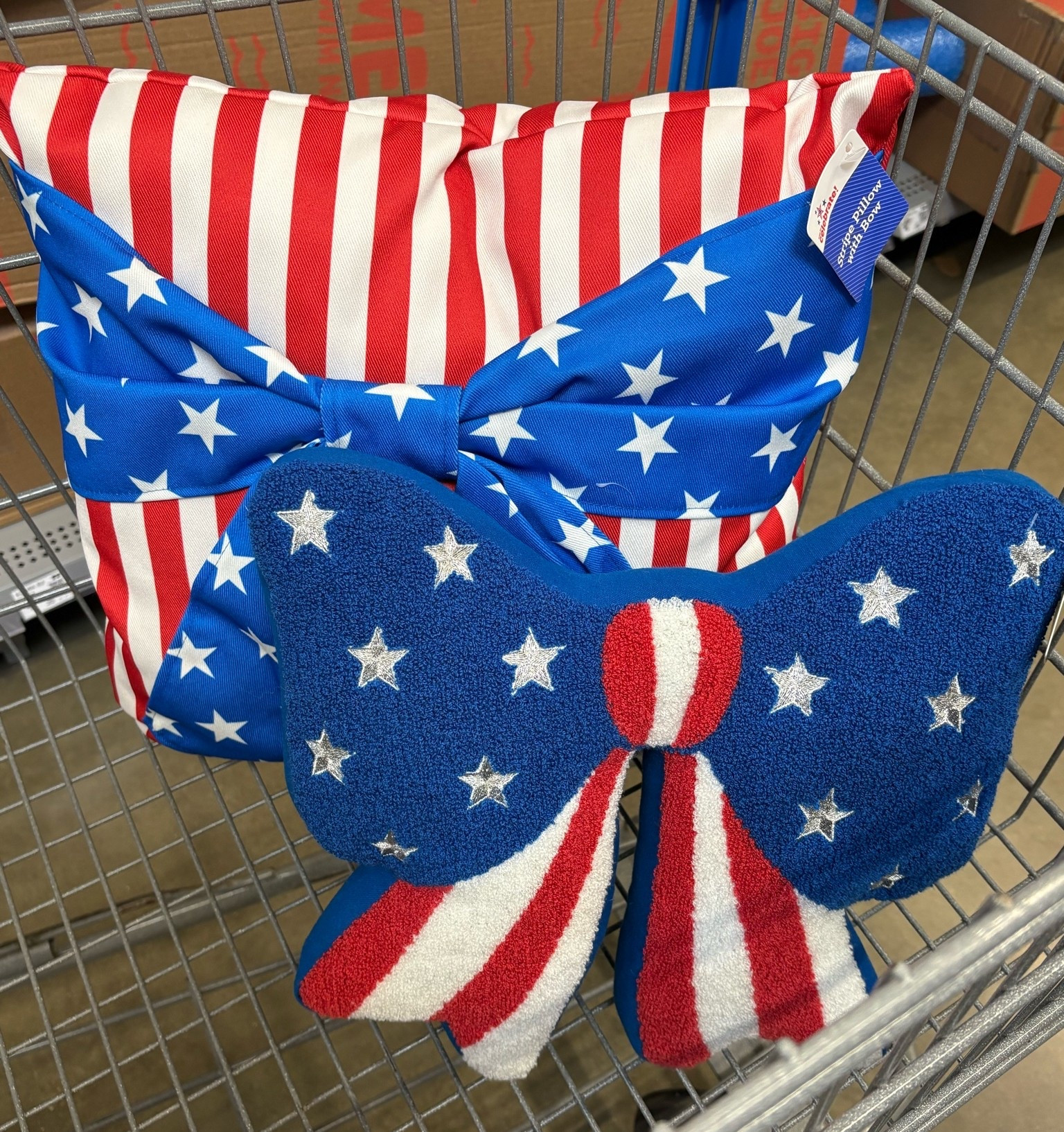 Stars and Stripes Decorative Pillow with Bow, Red/White/Blue

These are the cutest way to decorate for the 4th of July 🇺🇸✨🎀

These Patriotic Decorative Pillows are a fluffy plush accent piece that brings instant Americana charm to your home. Designed with  with stars and stripes, they are the perfect mix of festive and cozy for your Fourth of July decor.

Style them on your couch, porch swing, patio chairs, or outdoor furniture to add a soft, patriotic touch to your summer setup. The red, white, and blue design makes it an easy statement piece for BBQs, parties, or seasonal home decorating.

At just $10, these are  such an affordable Fourth of July home decor find for anyone who loves cute patriotic styling and cozy holiday accents.

Walmart Deals

#LTKHome #FourthOfJulyDecor #PatrioticDecor #AmericanaStyle #HomeDecorFinds #SummerDecor #CozyHomeDecor #PatrioticHome #WalmartFinds #HolidayDecor

#LTKSeasonal #LTKHome