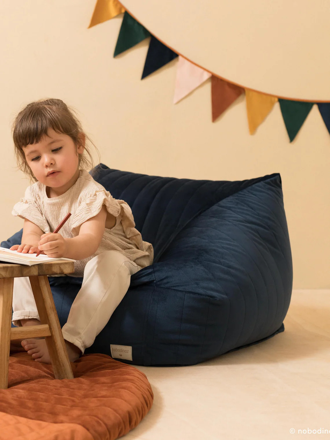 Samt-Girlande Savanna, 210 cm | Westwing EU