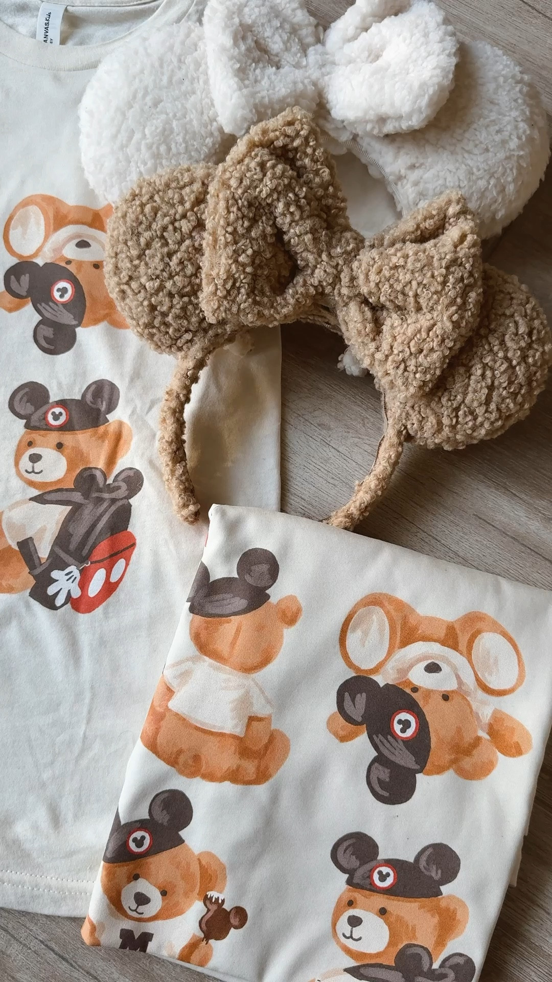 Disney outfits 🤎🧸 teddy bear themed 

#DisneyWorld #Disneyland #Disney #SherpaEars #MiniEars #MickeyEars #Teddy bear #DISNEYShirts #DisneyMatchingShirts #GirlsDISNEYShirt #KidsDISNEYShirt #ToddlerDISNEYShirt #Women’sDISNEYShirt