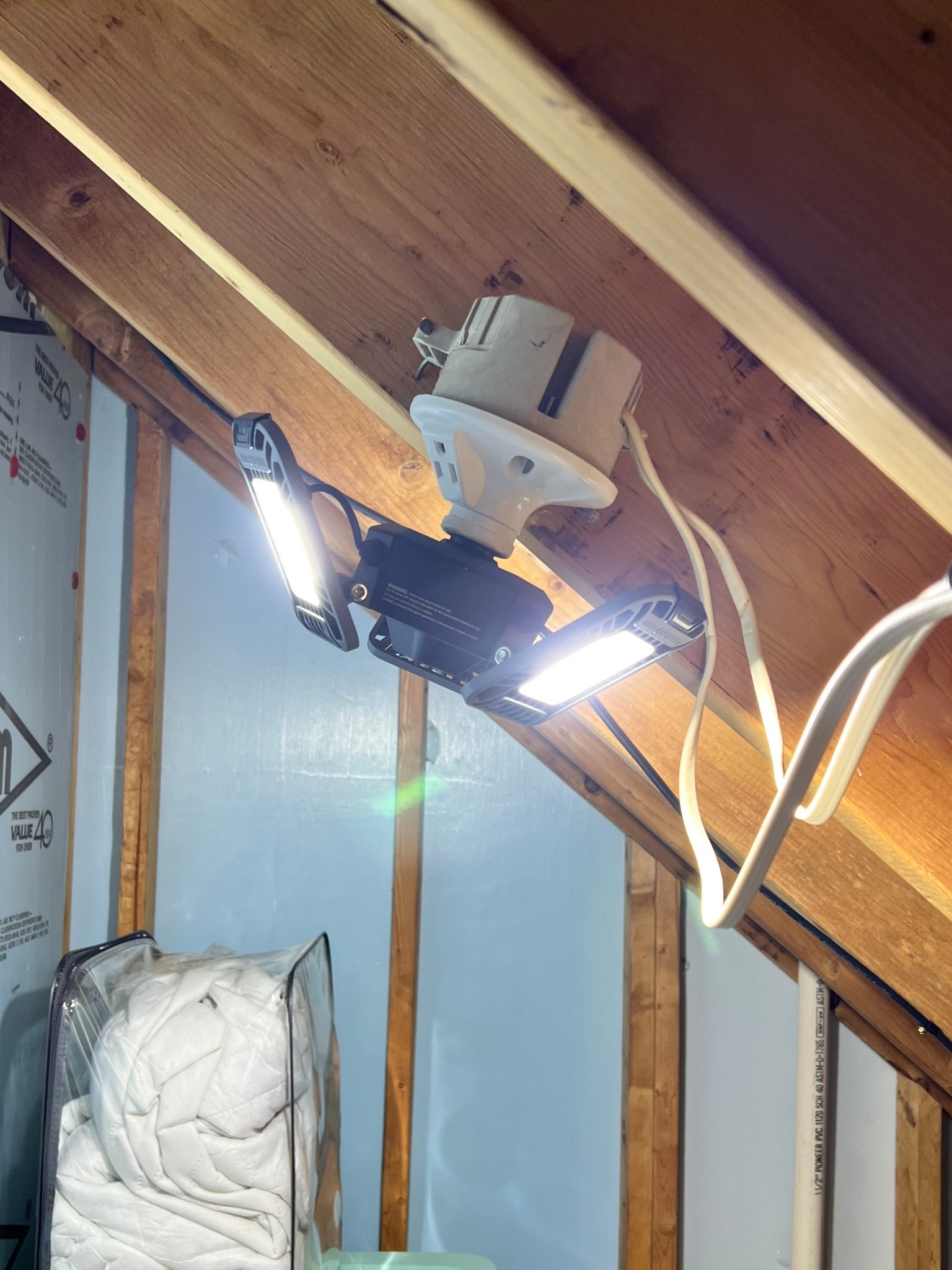 This is not cute, but this attic light makes seeing and getting my Christmas decor out of the attic so much easier!! It projects tons of light into all corners of my dark attic from a single socket!! 💡

#LTKGiftGuide #LTKHome