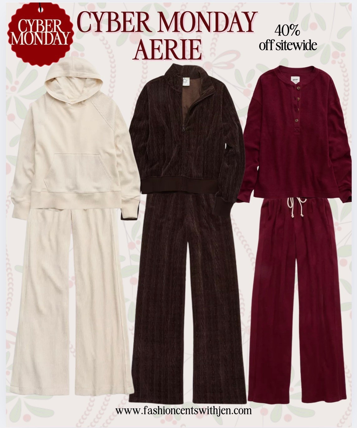 American eagle finds! These aerie cyber Monday deals are fab - get these sets $30-40 for each piece 



#LTKCyberWeek #LTKHoliday