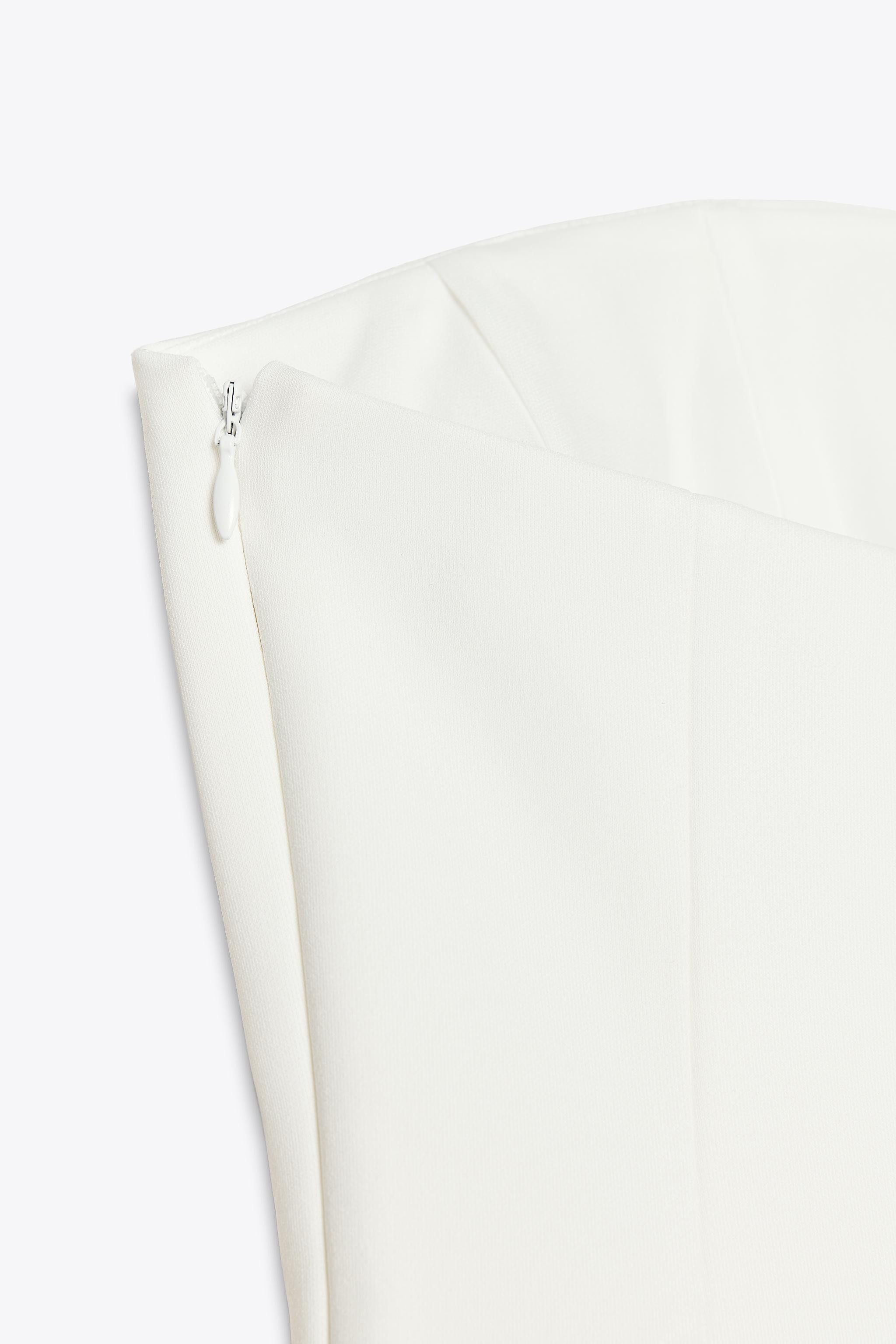 STRAPLESS PEPLUM TOP | Zara US