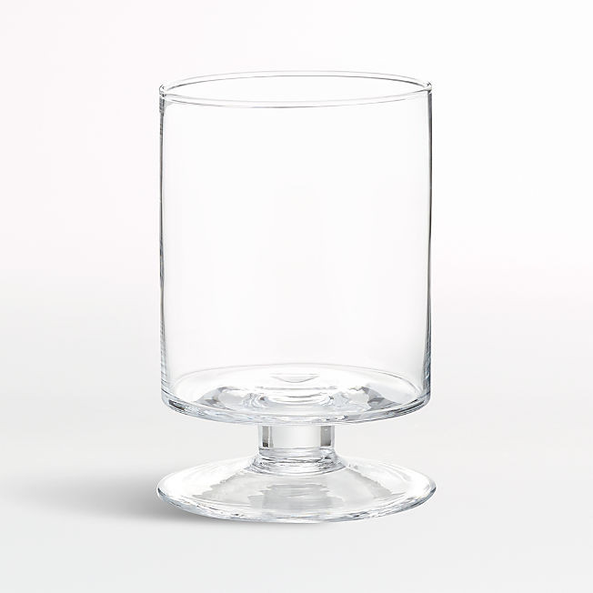 London Clear Hurricane Candle Holder 9" + Reviews | Crate & Barrel | Crate & Barrel