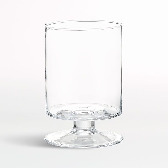 London Clear Hurricane Candle Holder 9" + Reviews | Crate & Barrel | Crate & Barrel