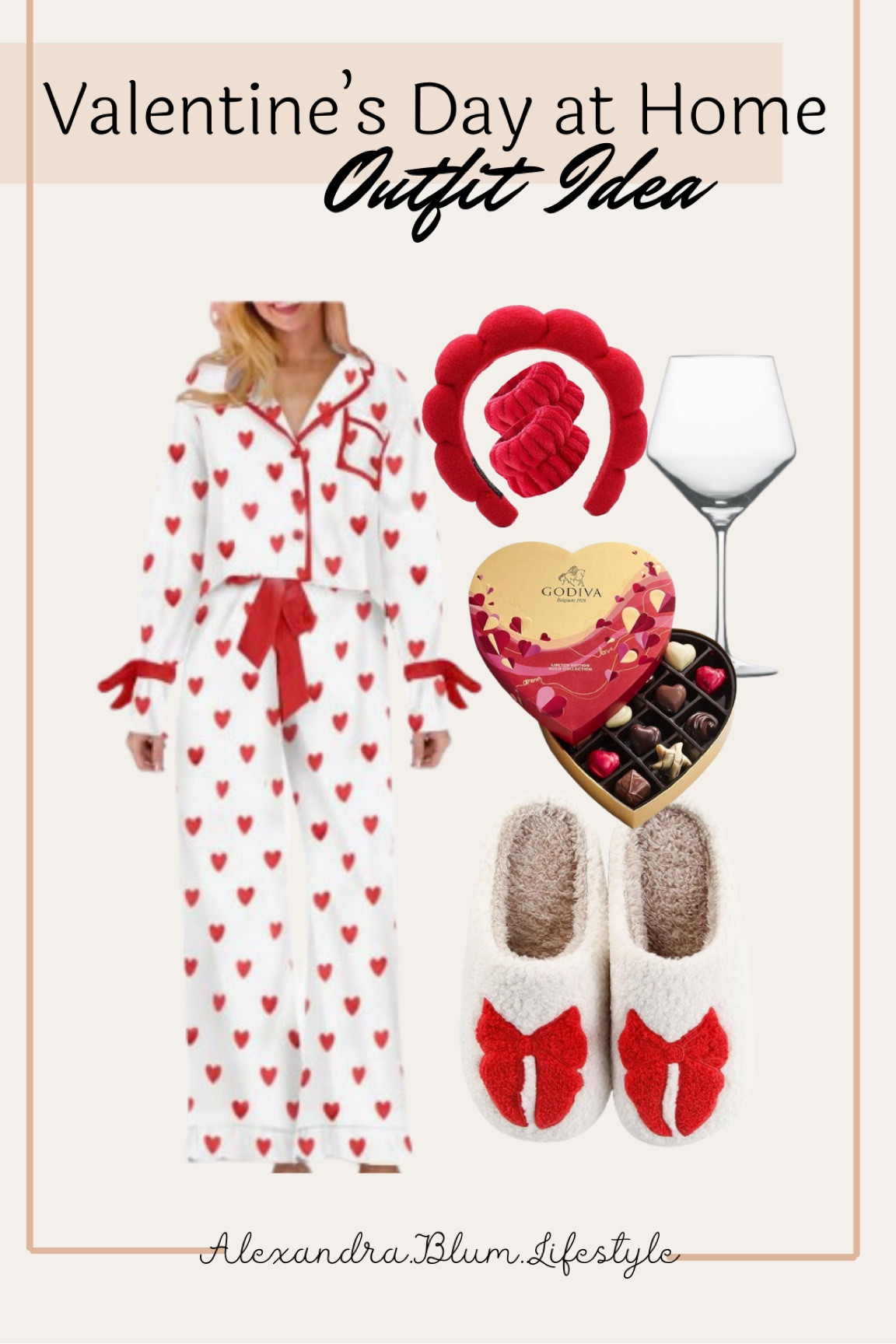 Heart pajamas from Amazon perfect for staying at home for Valentine’s Day outfit! I’m in love with the fun red bow slippers, red headband for putting makeup in or washing your face! All Amazon finds! Amazon fashion! 

#LTKFindsUnder100 #LTKFindsUnder50 #LTKShoeCrush