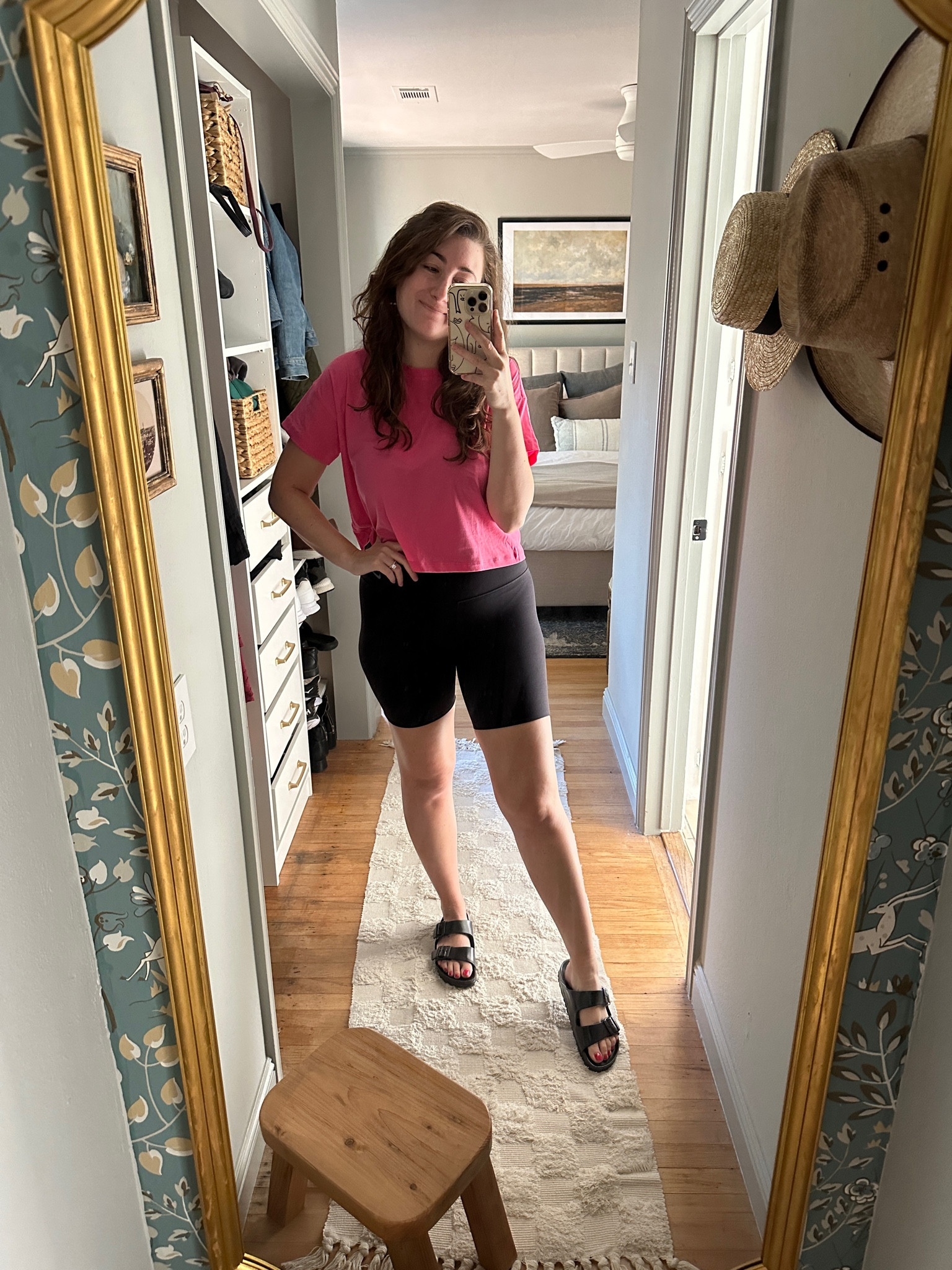 Nordstrom sale; athleisure; biker shorts; crop athletic top

#LTKxNSale #LTKstyletip #LTKFitness