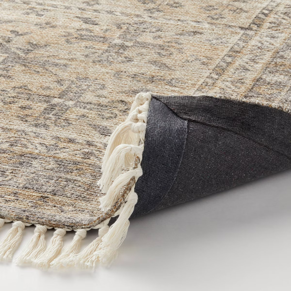 7'x10' Pine Brook Diamond Persian Style Rug Gray - Threshold™ designed with Studio McGee | Target