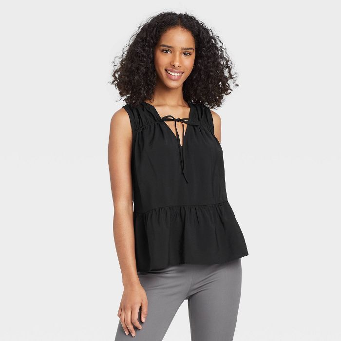 Women's Smocked Tank Top - A New Day™ | Target