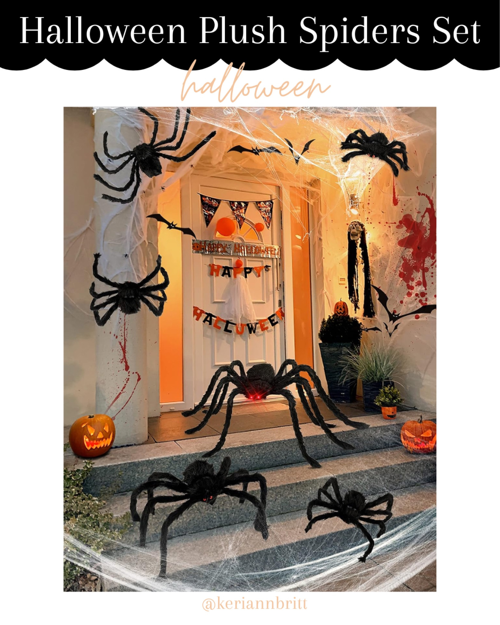 Halloween Plush Spider Set

Amazon finds / Halloween decorations / outdoor Halloween decor / Halloween spider web 

#LTKSeasonal #LTKHalloween #LTKHome