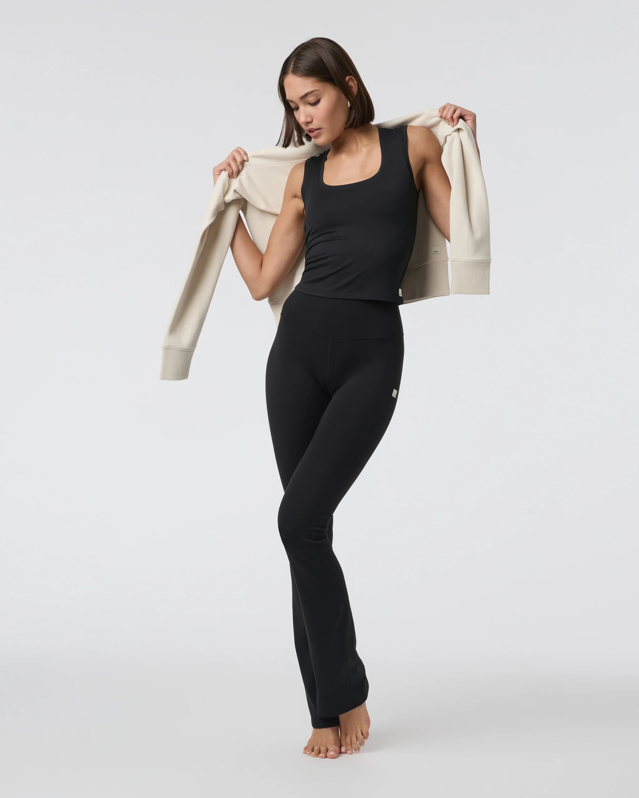 Halo Essential Scoop Tank | Chia Heather | Vuori | Vuori Clothing (US & Canada)