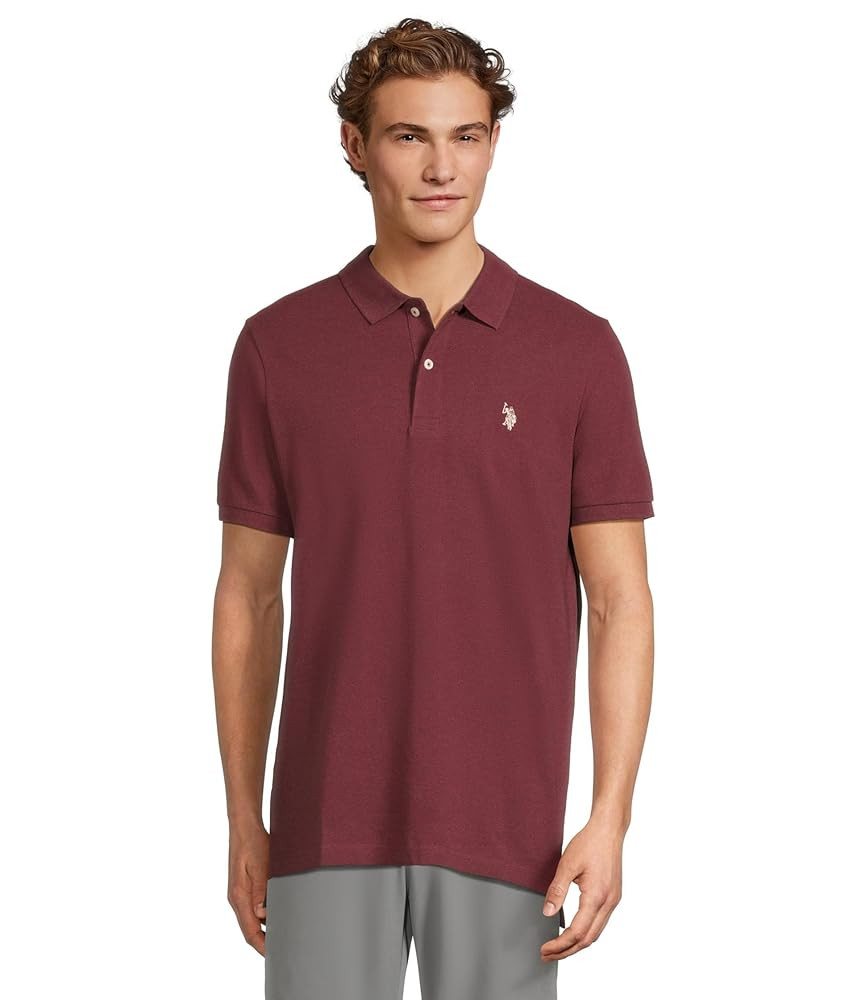 U.S. Polo Assn. Men's Classic Polo Shirt, Two-Button Closure Pique Polo Shirt, Summer Fashion Gol... | Amazon (US)
