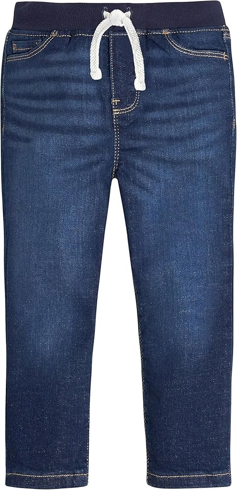 Gerber Baby Toddler Rib Waist Stretch Denim Skinny Jeans | Amazon (US)