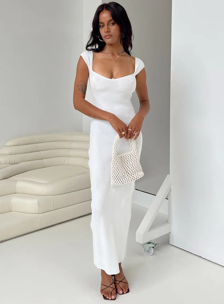 Larissa Maxi Dress White | Princess Polly US