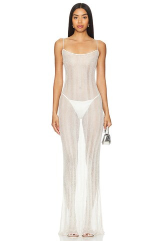 Lovers and Friends Elia Dress in Silver from Revolve.com | Revolve Clothing (Global)