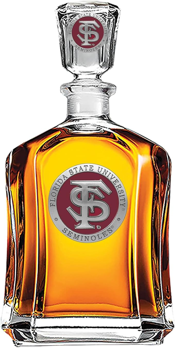 Heritage Pewter Florida State Seminoles Capitol Decanter | 24 OZ Whiskey Decanter for Liquor with... | Amazon (US)