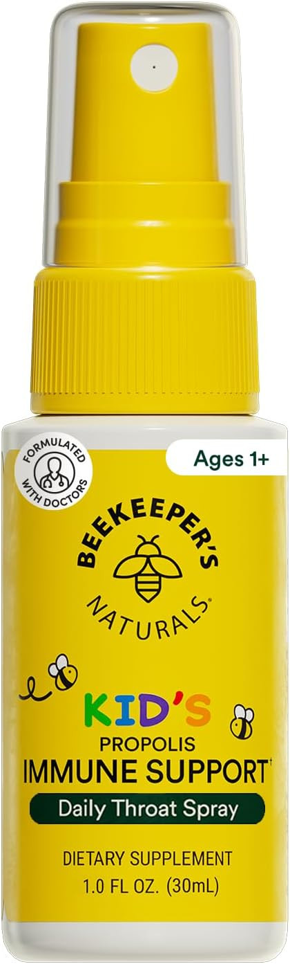 Kids Propolis Throat Spray - Natural Immune Support & Sore Throat Relief - by BEEKEEPER'S NATURAL... | Amazon (US)