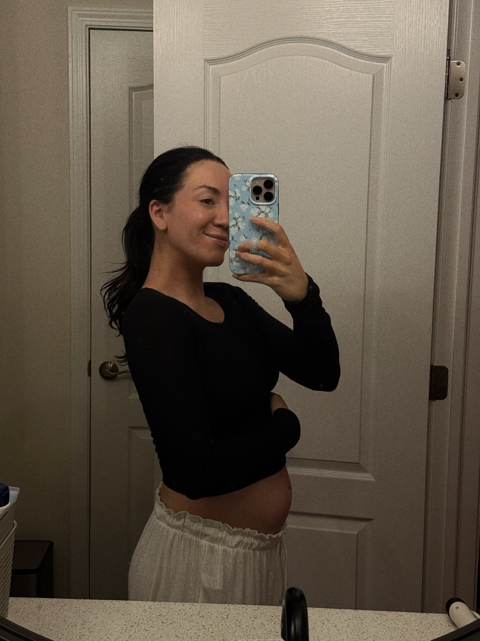 Wearing a size medium in the top and pants (sized up for pregnancy) 

Exact pants are out of stock, similar linked!

#LTKBump