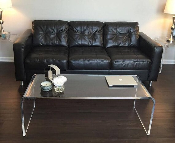 Acrylic Coffee Table Lucite 50" long x 20 x 17 high x 3/4 thick | Etsy (US)